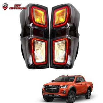 HW4X4 New LED Auto Lamp Taillight Rear Brake Lamp Kit For Isuzu D-max 2020-2022