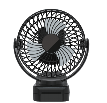 8000 mAh USB Portable Clip Fan with LED for Home, Office, Camp, and Stroller