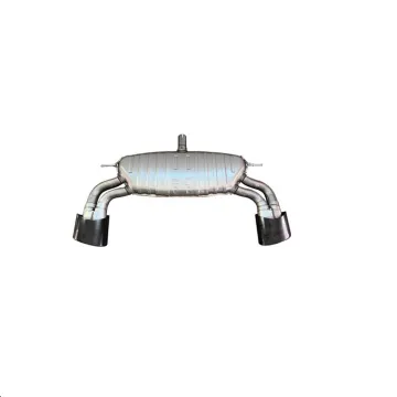 RS3 Style Silver Stainless Steel Rear Bumper Exhaust for AUDI A3 Sedan S-line 2017-2020