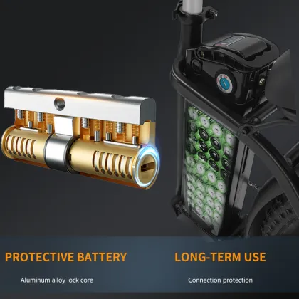 Hosh Electric Bike Accessories: Low Price Single Battery Power Lock