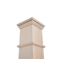 Posting Wood Newel Natural untuk Tangga Awam