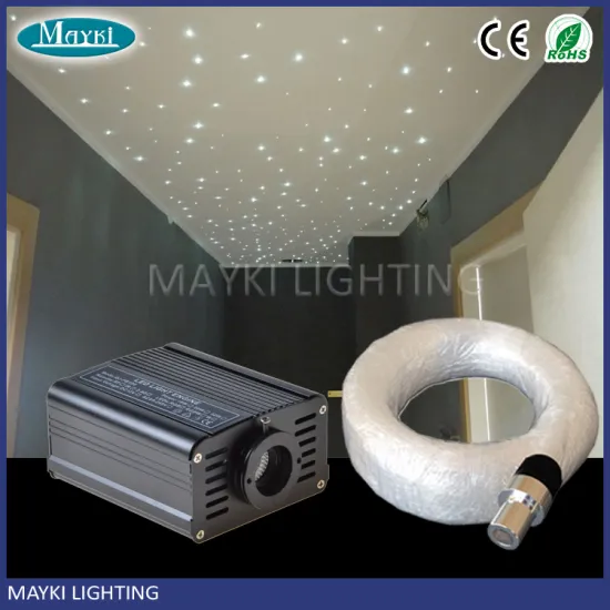 16w Rgb Led Fiber Optic Smart Kit with 150pcs 1.0mm 2m Optical Fiber Lighting