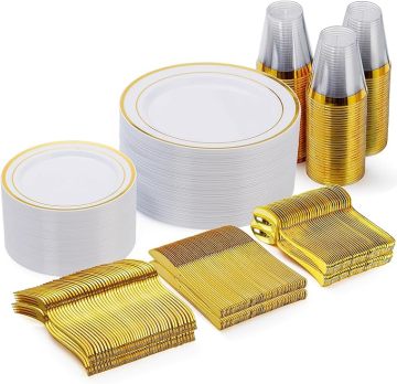plastic dinnerware set