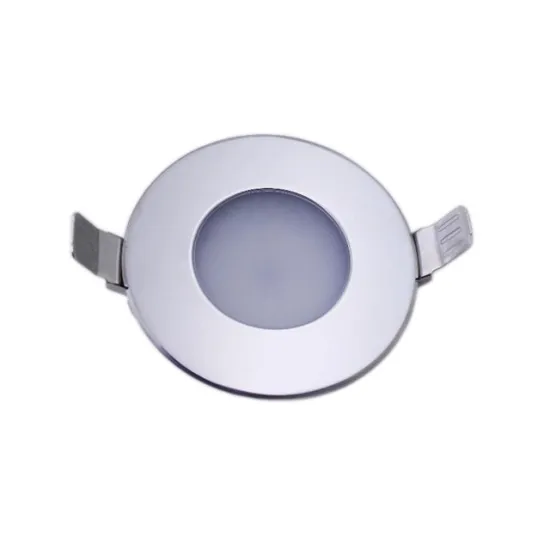 24V Aluminum 316 Stainless Steel RGBW Color LED Round Interior Recessed Motorhome Ceiling Light
