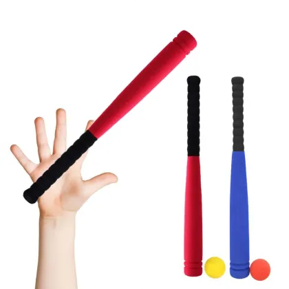 Super Safe Foam Baseball Bat with Baseball Toy Set for Children Kids Soft Baseball Bat 21" Sports Accessories