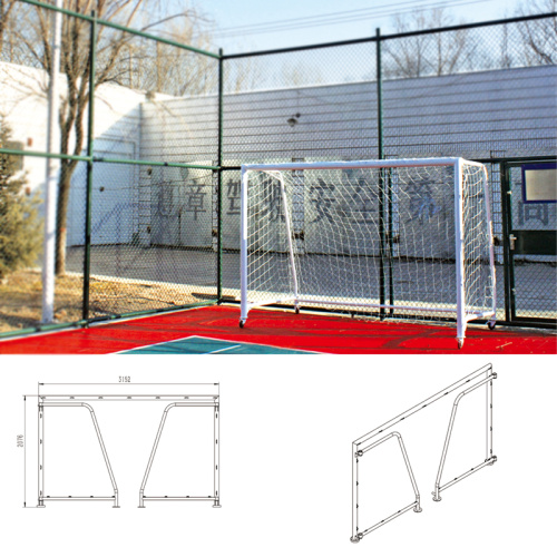 Portable Folding Soccer Goal with Wheels
