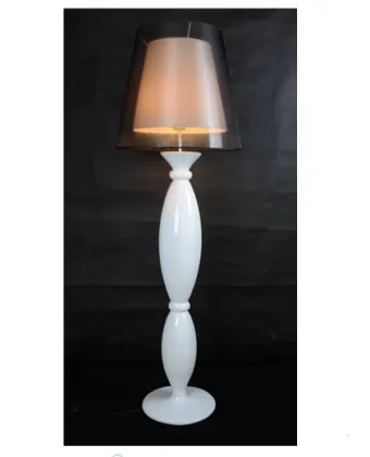 Polyresin old man decorative red floor lamp standing lamps