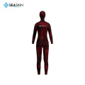 Seaskin Ladies Red Camo 두 조각 Spearfishing wetsuits