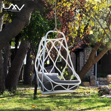 Aluminum Alloy Modern Lounge Hanging Swing Chair for Outdoor Leisure