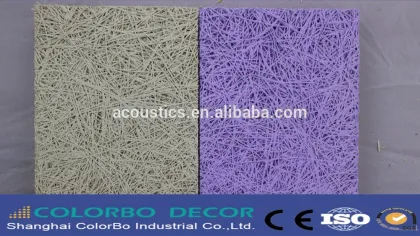 Building materials Interior wood wool acoustic wall panels