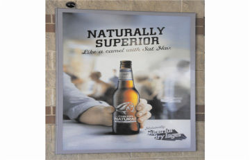 Advertising A2 Led Backlit Light Box / Magic Mirror Light Box With Sensor