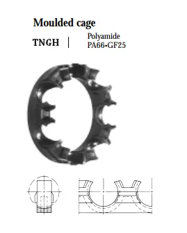 Polyamide 66 Retainer Bearing For Conveyor Roller Components