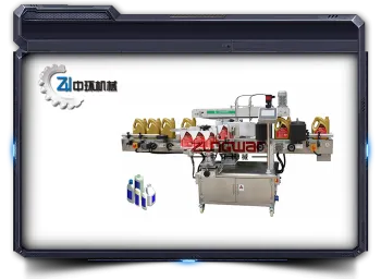 Adhesive Front and Back Labeling Machine