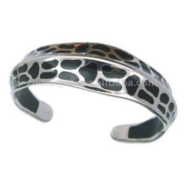 925sterling silver bangle with crystal glue