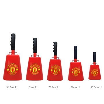 Handle cowbells in various sizes