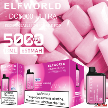 Elf World DC5000 Ultra STRAWBERRY WATERMELON BUBBLE GUM