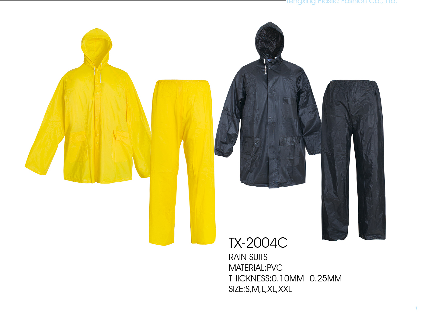 Raincoat suit