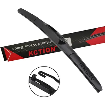 Kction Universal U Hook Front Car Wiper Blades 14"-26" Rubber Hybrid Auto Accessories