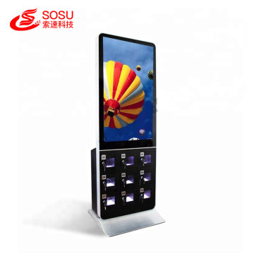 32 inch Floor Standing phone Charing digital signage