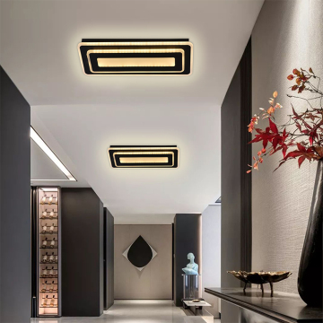 HIVIES Modern LED Ceiling Lights with High Transparency Acrylic