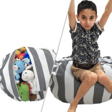 Beanbag de armazenamento de animais de pelúcia com impressão diferente