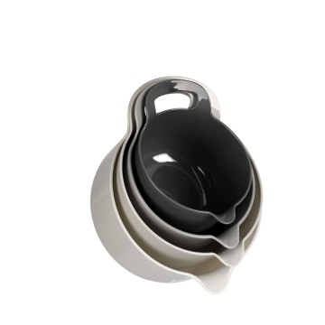 Plastic Salad Mixing Bowl Set for Kitchen Cooking and Baking