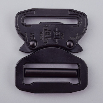 38mm Heavy Duty 300KG Steel Black Electrophoresis Tactical Cobra Belt Buckle For Military