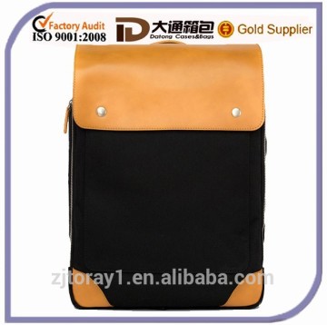Black Vintage Wholesale Canvas School Bag For Teenagers