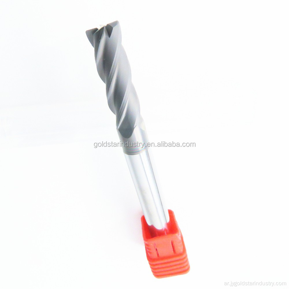 CVD Diamond Carbide Endmill Cutter للجرافيت