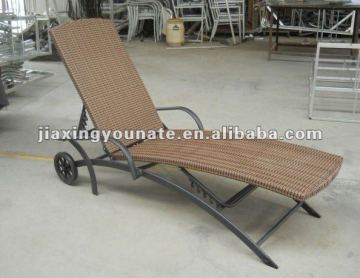 outdoor rattan chaise lounge chair UNT-RB-286