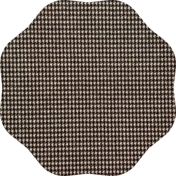 Plaid jacquard polyester fabric