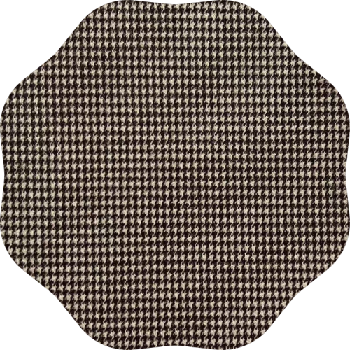 Клетчатая жаккардовая полиэфирная ткань