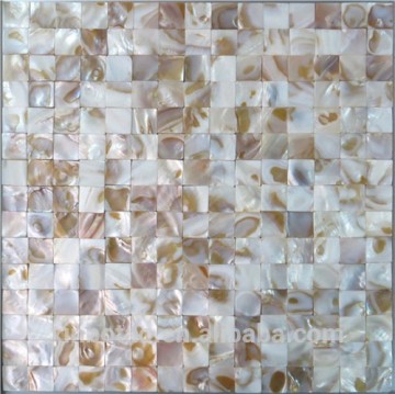 Natural Mother of Pearl River Shell Mosaic Tiles