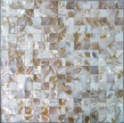 Natural Mother of Pearl River Shell Mosaic Tiles