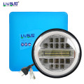 Dual Color 7 Inch Round Led Motorcycle Headlights