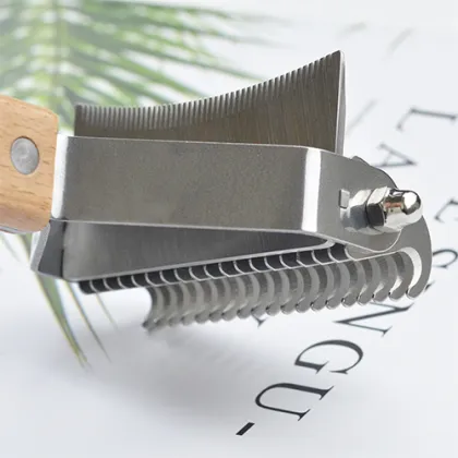 Comb 3-in-1 bottom fleece comb dehairing comb