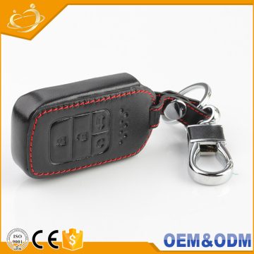 Customize Car Logo Key Case Holder With 4 Button Leather Car Key Bag for Honda