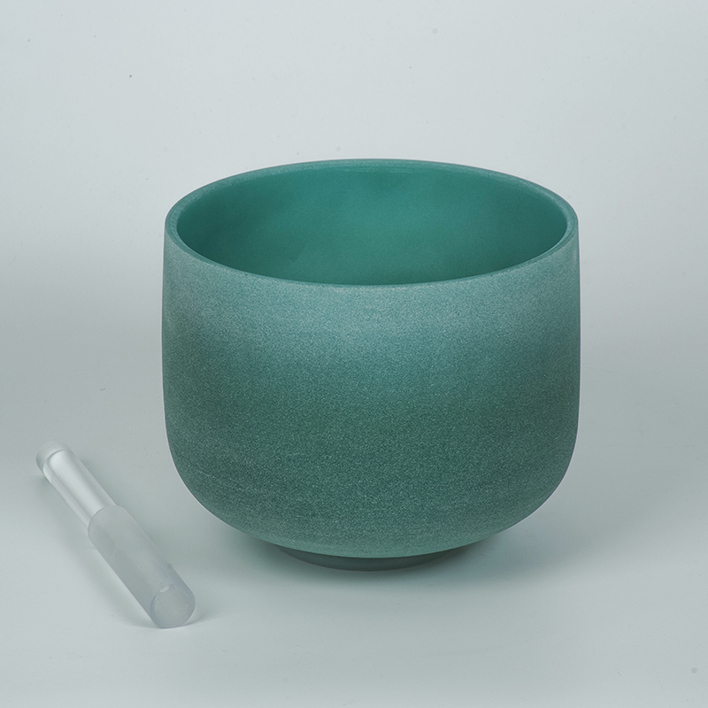 Green Fluorite Crystal Singing Bowl