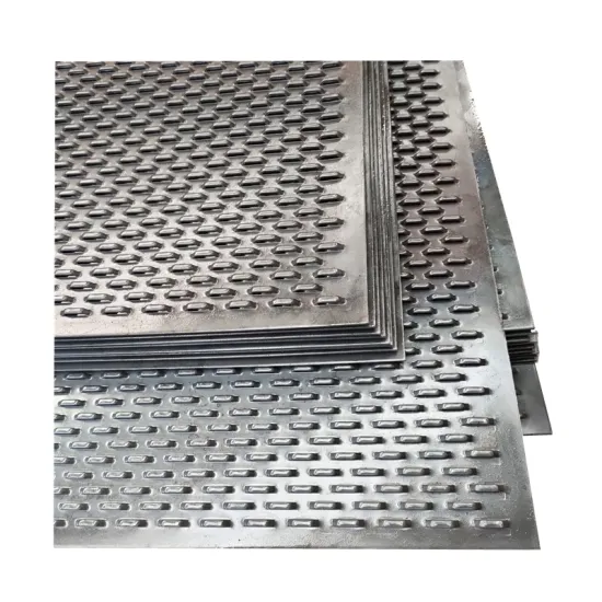 Mild Steel Standard Slotted Bridge Sheet Punched Metal Mesh