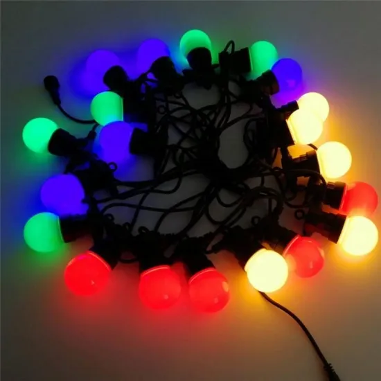 Wendadeco G45 LED Bulb - Colorful, Waterproof Outdoor Light for Christmas Decoration