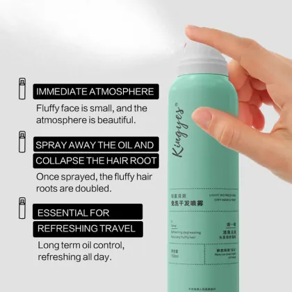 Kingyes OEM Organic Moisturizing Shampoo & Anti-Stripping Dry Shampoo Spray