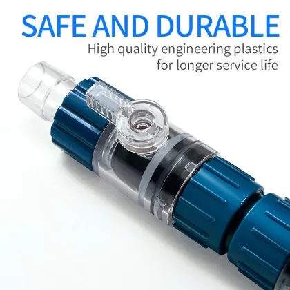 16mm Hose Filter Barrel Valve - Quick Connect Aquarium Separation Joint for Fish Tank Water Pipe