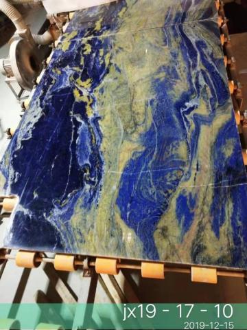 blue sodalite granite stone slab