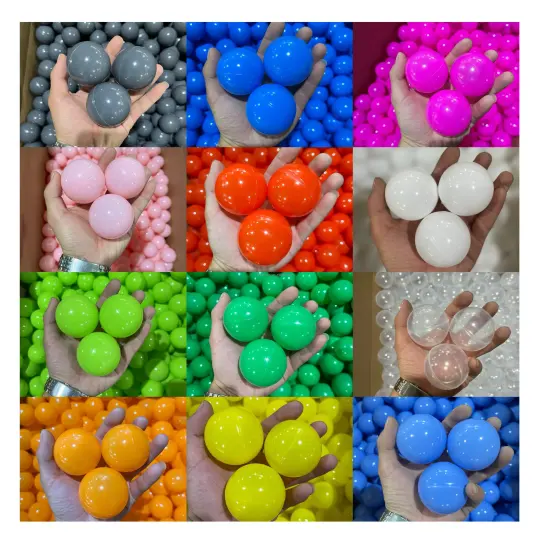 Eco-Friendly PE Ball Pit Ocean Balls Diameter 5.5-8 cm