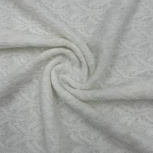 Polyester Stretch Knitted Jacquard Lace Dresses Fabric
