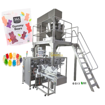 Machine de remplissage et d'étanchéité horizontal entièrement automatique pour les bonbons d'ours gommeux