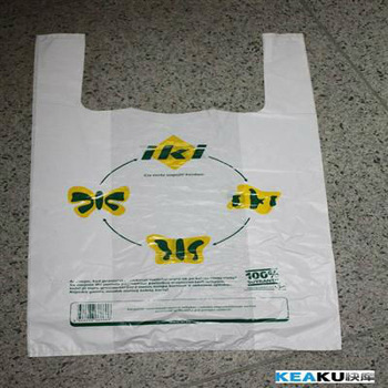 Cornstarch Made Biodegradable bag T-shirt bag shopping bags