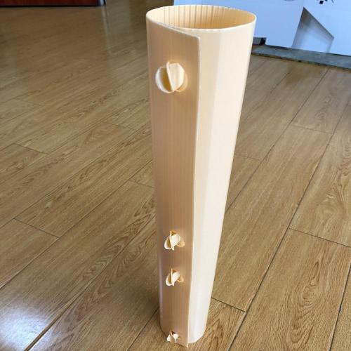Yellow PP Corrugated Plastic Tree Protector