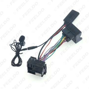 16Pin Stereo Wire Harness for Citroen C2 C3 Peugeot 207 307: Bluetooth Module with AUX-in for MP3 Music Adapter