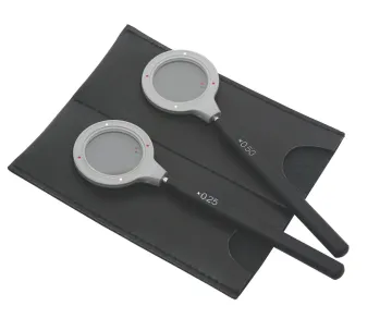 JCC-2 Optical High Quality Eye Exam Set with Leather Case